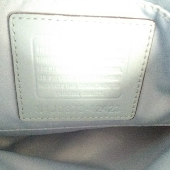 Coach Multicolored Fabric Leather Trim Bag - Picture 7 of 7